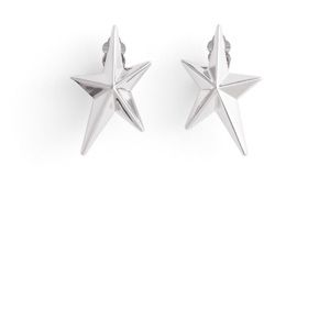 H&M x Mugler Star shaped clip earrings